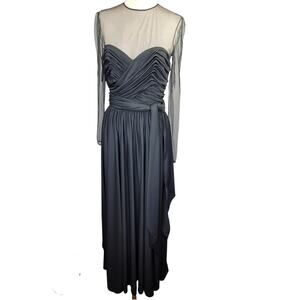 Farinae Black Maxi Dress Size 6 New with Tags